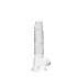 RealRock - dildo realístico transparente - 17cm
