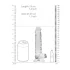 RealRock - dildo realístico transparente - 17cm