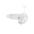 REALROCK - dildo realista transparente (17cm)