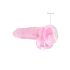REALROCK - Dildo Realístico Transparente - Rosa (19 cm)