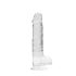 REALROCK - Dildo Realista Transparente (19cm)