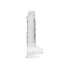 RealRock - dildo realístico transparente - 19cm
