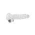 REALROCK - Dildo Realista Transparente (19cm)