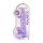 REALROCK - dildo realista transparente - roxo (22cm)