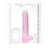 RealRock - dildo realístico transparente - pink 22cm