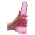 REALROCK - Dildo Realista Translúcido - Rosa (22cm)