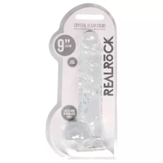 RealRock - dildo realístico transparente - 22cm