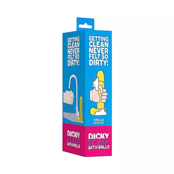 S-Line - Dicky - sabonete em forma de pénis com testículos - baunilha (210 g)
