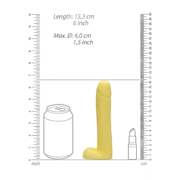 S-Line - Dicky - sabonete em forma de pénis com testículos - baunilha (210 g)