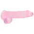 RealRock - dildo realístico transparente - pink 15cm