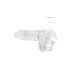 REALROCK - Dildo Realista Transparente (15cm)