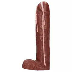 Dicky Cum - sabonete pênis com testículos - marrom 250g