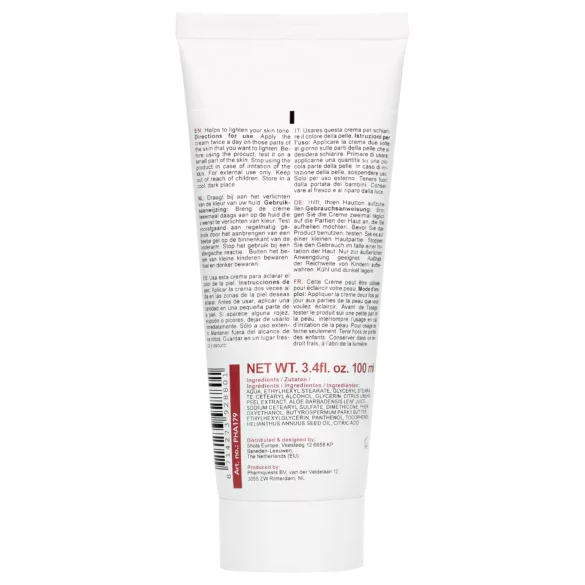 Pharmquests Gene White - creme clareador de pele - 100ml