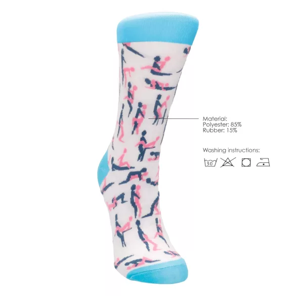 S-Line Sexy Socks - meia feminina sensual - algodão - kama sutra - 42-46