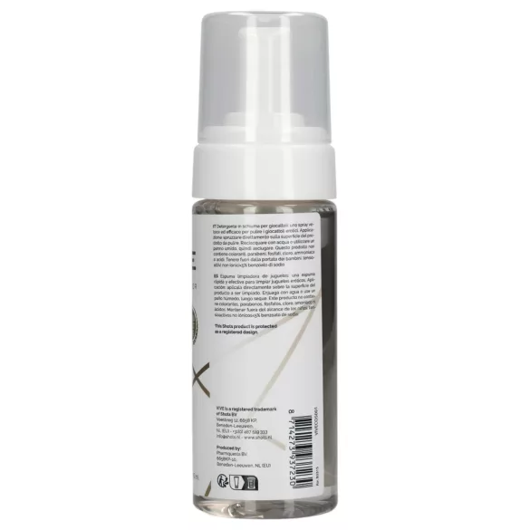 Vive - limpador de brinquedos eróticos em espuma - 140ml