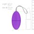 Easytoys - Ovo Vibratório com Controle Remoto, 7 Ritmos (Roxo)