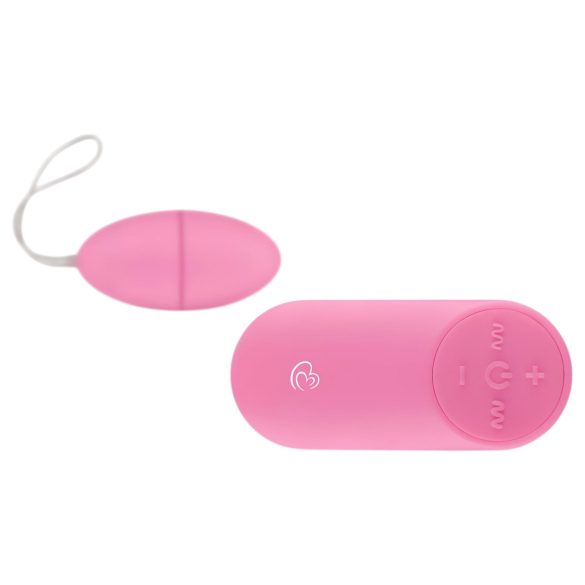 Easytoys - Ovo vibratório com 7 ritmos e controle remoto (rosa)
