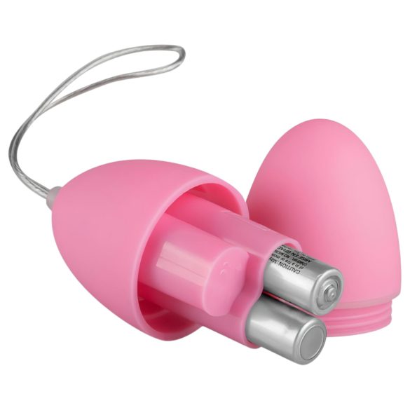 Easytoys - Ovo vibratório com 7 ritmos e controle remoto (rosa)