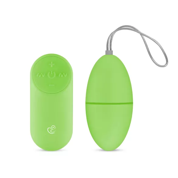 Easytoys - Ovo vibratório com 7 ritmos (verde)