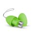 Easytoys - Ovo Vibratório com 7 Ritmos e Controle Remoto (Verde)
