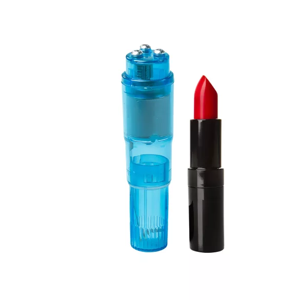 Easytoys Pocket Rocket - vibrador clitoriano com acessórios - azul - 5 peças