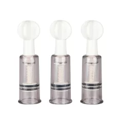 Easytoys - bomba de seios e vulva - conjunto com 3 peças