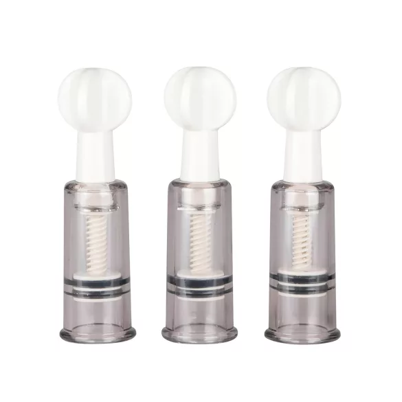 Easytoys - bomba de seios e vulva - conjunto com 3 peças