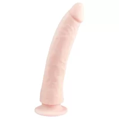 Easytoys - dildo ventosa 100% silicone 21cm - cor natural