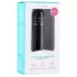 Easytoys Diamond Twirled - vibrador bastão texturizado - silicone preto