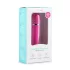 Easytoys Diamond - vibrador reto texturizado - silicone rosa