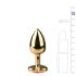 Easytoys Metal No.3 - Plug Anal - Ouro-Rosa (2,5cm)