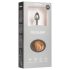 Easytoys Fox NO1 - plug anal metálico com cauda de raposa (prata-vermelha)