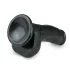 Easytoys - dildo com ventosa e escroto 15cm - preto