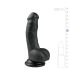Easytoys - Dildo com Ventosa e Testículos (15cm) - Preto