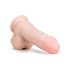 Easytoys - Dildo com Ventosa e Testículos (17,5 cm) - Cor Natural