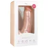 Easytoys - dildo com ventosa e escroto - 20cm - cor natural