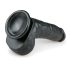 Easytoys - Dildo com ventosa e testículos (20cm) - preto
