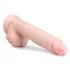 Easytoys - dildo com ventosa e escroto - realístico 26,5cm - cor natural