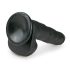 Easytoys - Dildo Grande com Ventosa e Testículos (26,5cm) - Preto