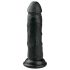 Easytoys - Dildo Realista com Ventosa (15,5cm) - Preto