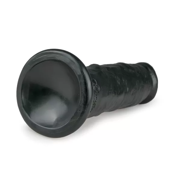EasyToys - dildo realista com ventosa (15,5 cm, preto)