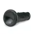 EasyToys - dildo realista com ventosa (15,5 cm, preto)