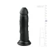 EasyToys - dildo realista com ventosa (15,5 cm, preto)