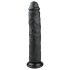 Easytoys - Dildo Grande com Ventosa (28,5cm) - Preto
