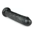 Easytoys - dildo com ventosa extra grande - preto 28,5cm
