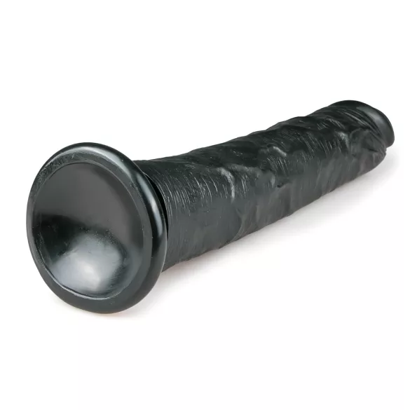 Easytoys - dildo com ventosa extra grande - preto 28,5cm