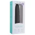 Easytoys - vibrador tipo bastão torcido - silicone preto