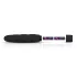 Easytoys - vibrador tipo bastão torcido - silicone preto