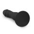 Easytoys - Dildo com ventosa, formato glande (preto)
