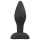 Plugue Anal de Silicone EasyToys - Pequeno (Preto)